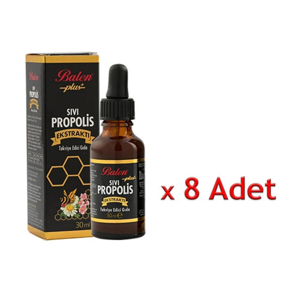 Balen Sıvı Propolis Ekstraktı 30 ml x 8 Adet ürün görseli 1