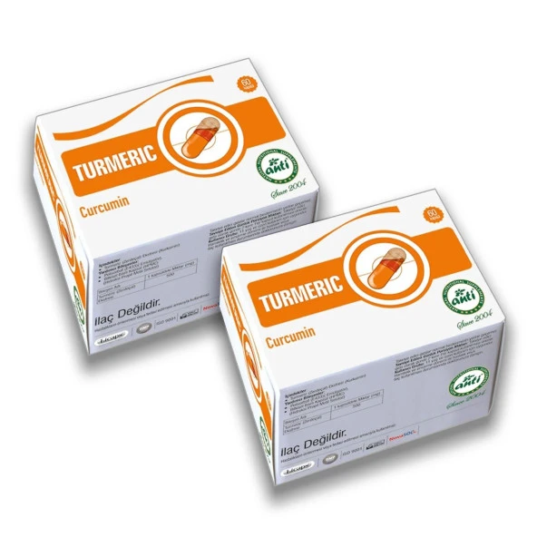 Anti Turmeric Extract Licaps Curcumin 60 Kapsül x 2 Adet ürün görseli 1