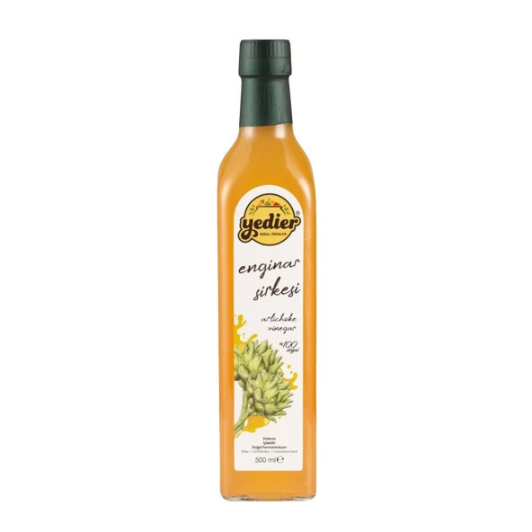 Yedier Enginar Sirkesi Katkısız Doğal Doğal Ferment 500 ml ürün görseli 1