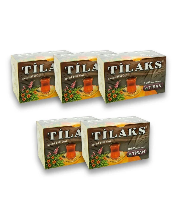 Tisan Tilaks Karışık Bitki Çayı (20 Süzen Poşet) x 5 Adet ürün görseli 1