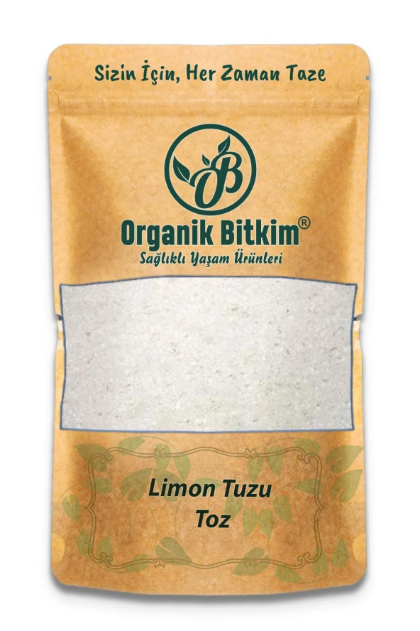 Organik Bitkim Toz Limon Tuzu 1 kg ürün görseli 1