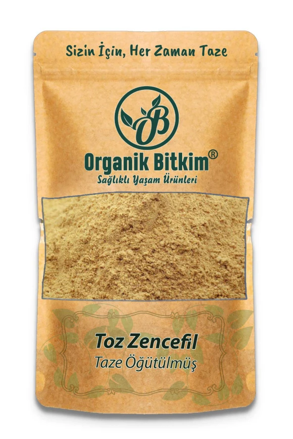 Organik Bitkim Zencefil Toz (Öğütülmüş) 500 gr ürün görseli 1