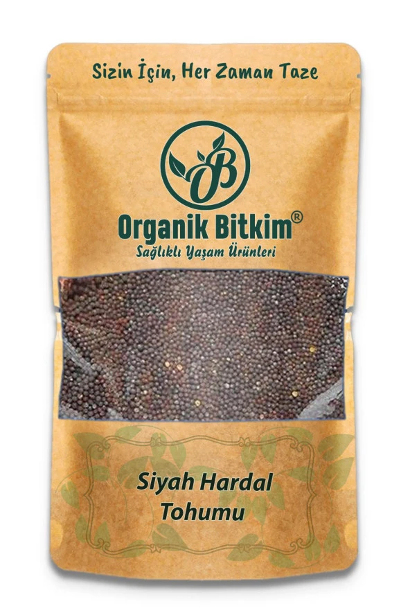 Organik Bitkim Tane Siyah Hardal Tohumu 150 gr ürün görseli 1