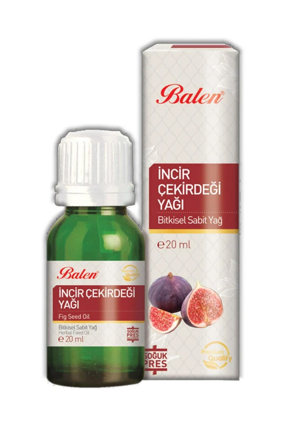 Balen İncir Çekirdeği Yağ - Soğuk Pres 20 ml ürün görseli 1