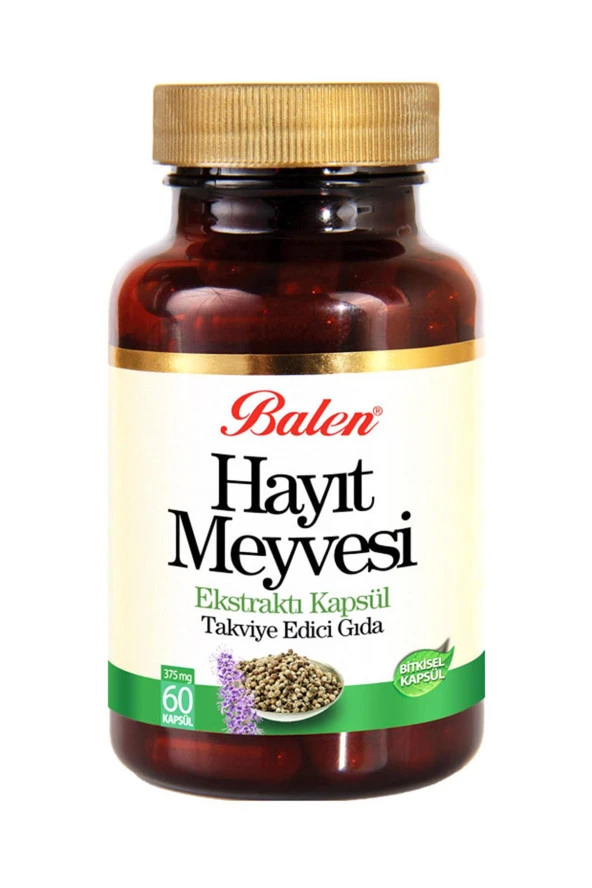 Balen Hayıt Meyvesi Ekstraktı 375 mg 60 kapsül ürün görseli 1