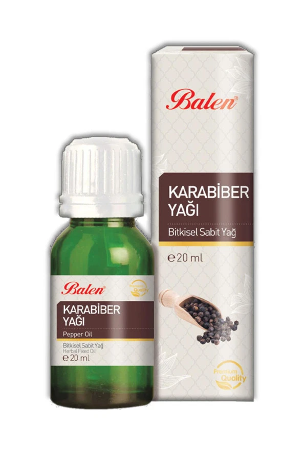 Balen Karabiber Yağı (Maserasyon) 20 ml ürün görseli 1