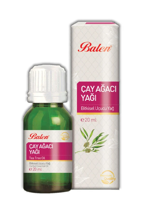 Balen Çay Ağacı Yağı-Hint Defnesi Yağı (Distilasyon) 20 ml ürün görseli 1