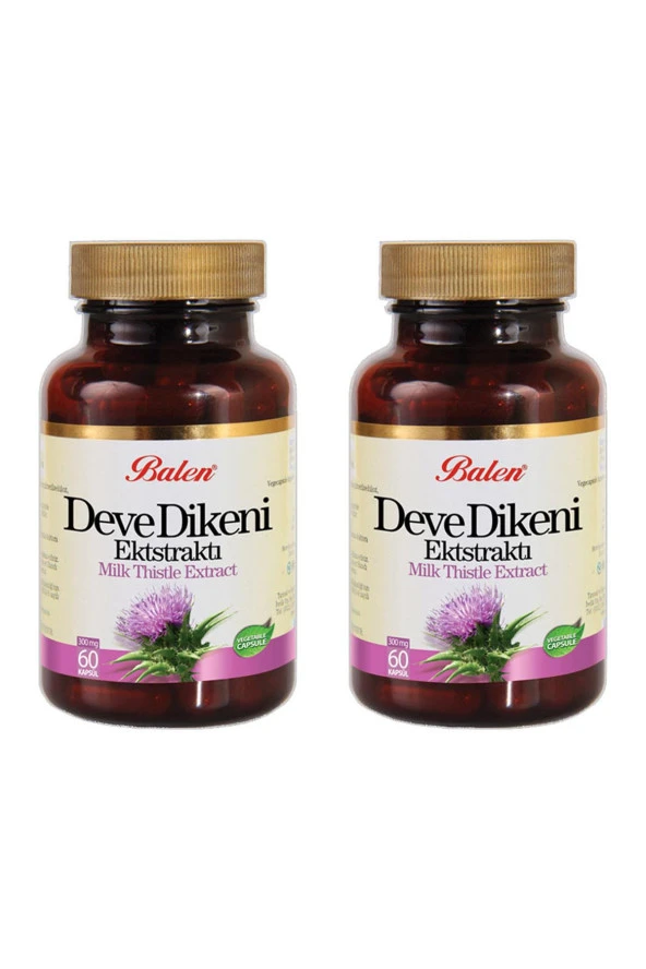 Balen Deve Dikeni Ekstraktı Kapsül 375 mg 60 Kapsül x 2 Adet ürün görseli 1