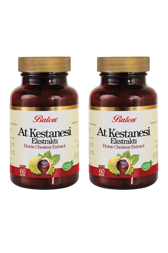 Balen At Kestanesi Ekstraktı 375 Mg 60 Kapsül x 2 Adet ürün görseli 1