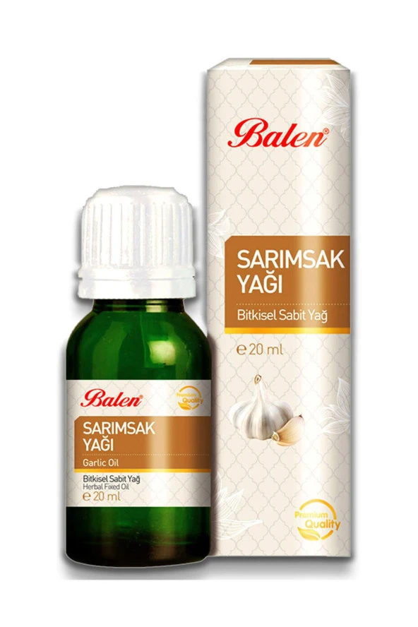 Balen Doğal Sarımsak Yağı (Ekstraksiyon) 20 ml ürün görseli 1