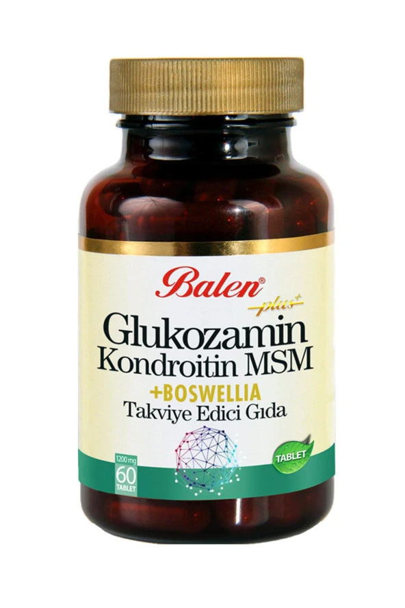Balen Glukozamn Kondroitin MSM+BOSWELLIA 1200 mg 60 TABLET ürün görseli 1