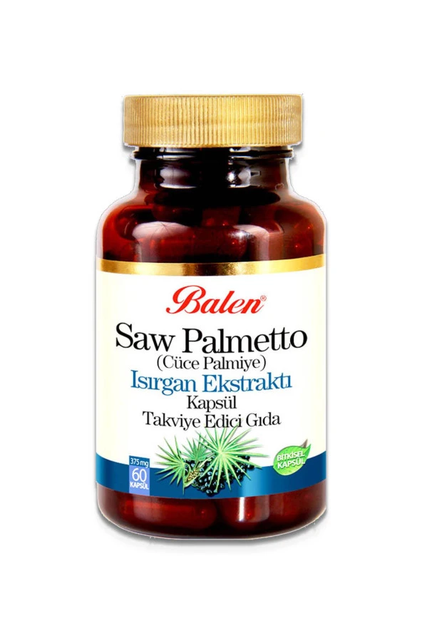 Balen Saw Palmetto Isırgan Ekstraktı Çinko 375 mg 60 Kapsül ürün görseli 1