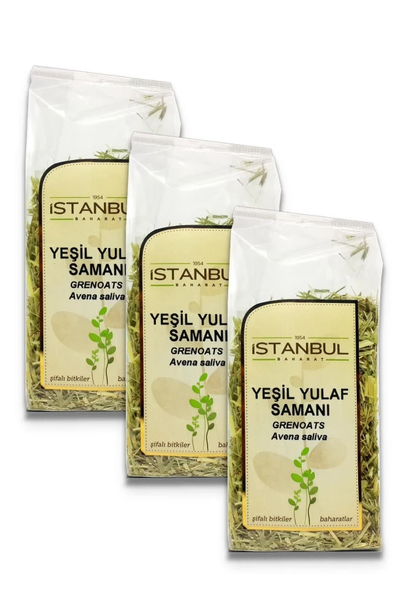 İstanbul Baharat Yeşil Yulaf Samanı 3x30 gr ürün görseli 1