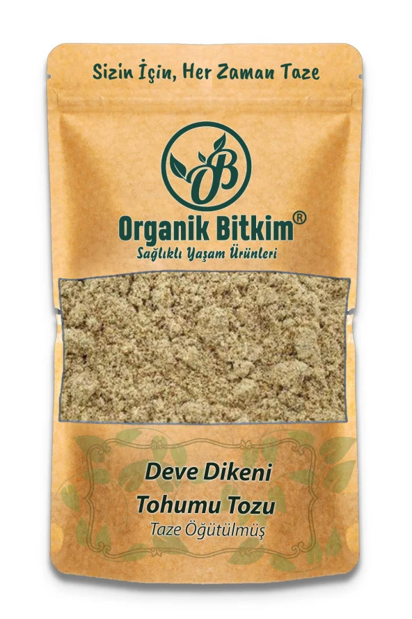 Organik Bitkim Toz Deve Dikeni (Öğütülmüş) 100 gr ürün görseli 1