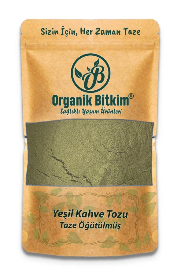 Organik Bitkim Yeşil Kahve Toz 500 gr ürün görseli 1