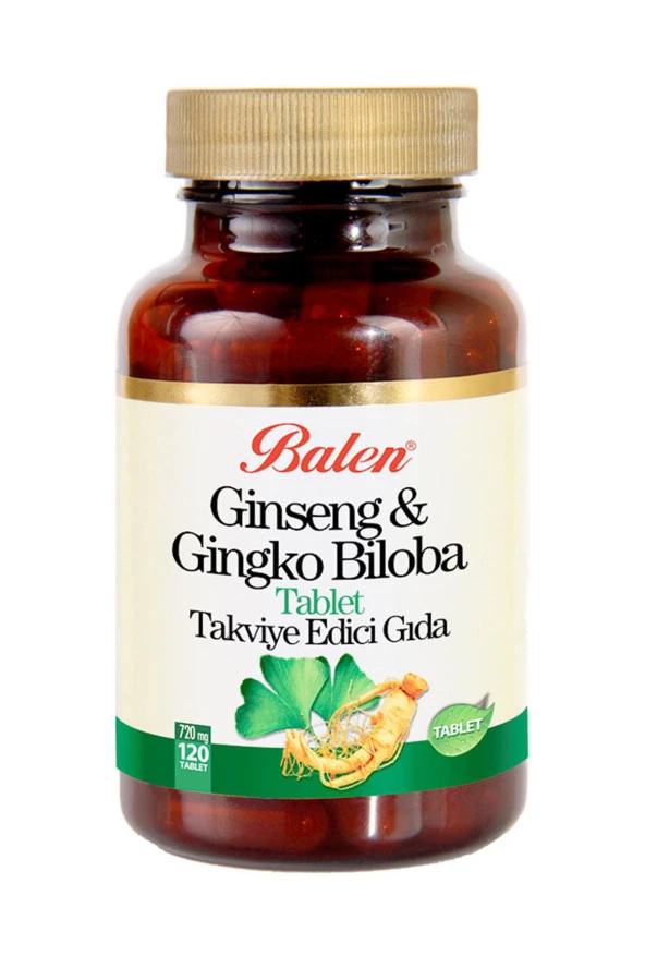 Balen Ginseng & Ginkgo Biloba 720 mg 120 Tablet ürün görseli 1