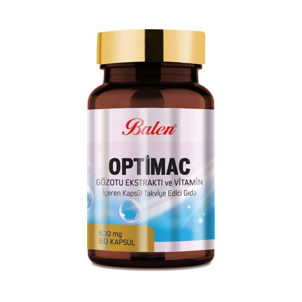 Balen Optimac Gözotu Ekstraktı ve Vitamin 630 mg 60 Kapsül ürün görseli 1