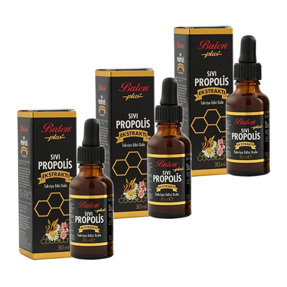 Balen Sıvı Propolis Ekstraktı 30 ml x 3 Adet ürün görseli 1