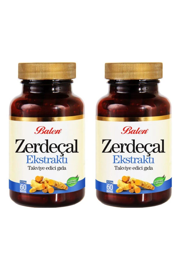 Balen Zerdeçal Ekstraktı 325 mg 60 Kapsül  x 2 Adet ürün görseli 1