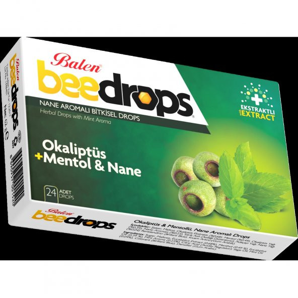 Okaliptus&Mentollü Nane Aromalı Drops 24 ADET ürün görseli 1