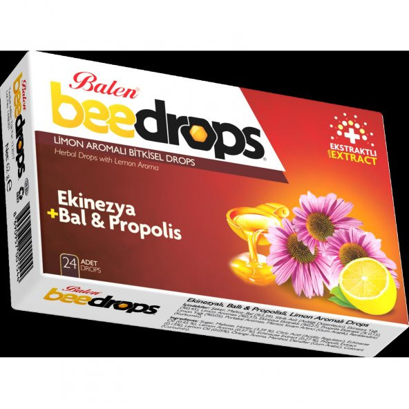 Ekinezyalı,Ballı,Propolisli Limon Aromalı 24 ADET ürün görseli 1
