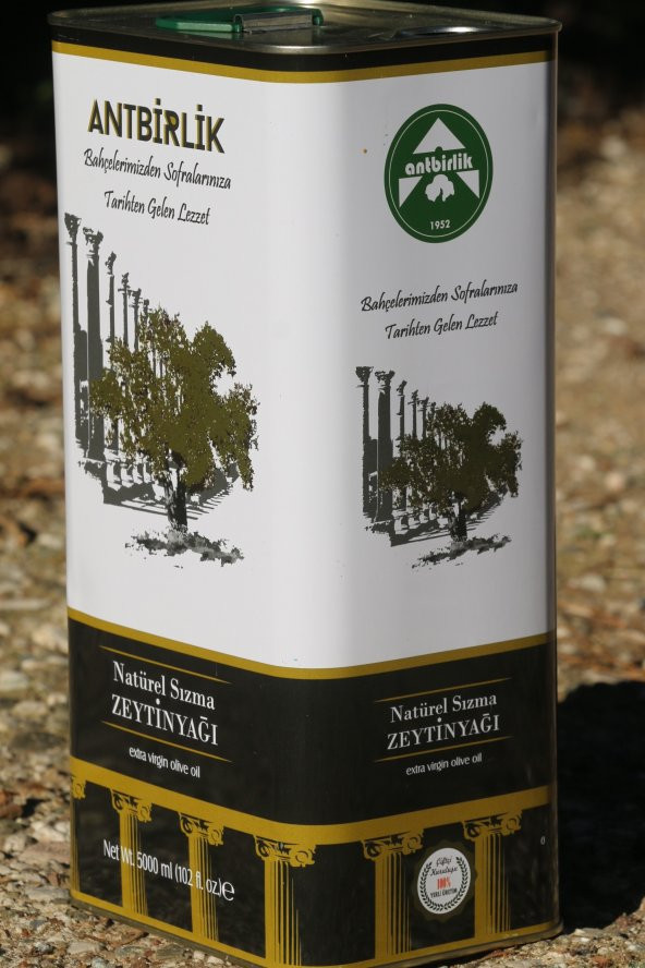 ANTBİRLİK 5 LT NATUREL SIZMA ZEYTİNYAĞI ürün görseli 1