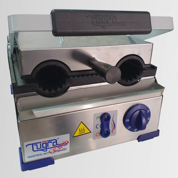 Tuğra TE-7850 8 Dilim İkili Döküm Elektrikli Dürüm Tost Makinası ürün görseli 1