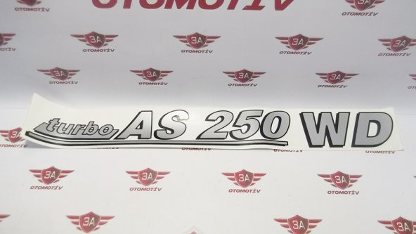 Dodge AS 250 Turbo AS250 WD Etiket ürün görseli 1