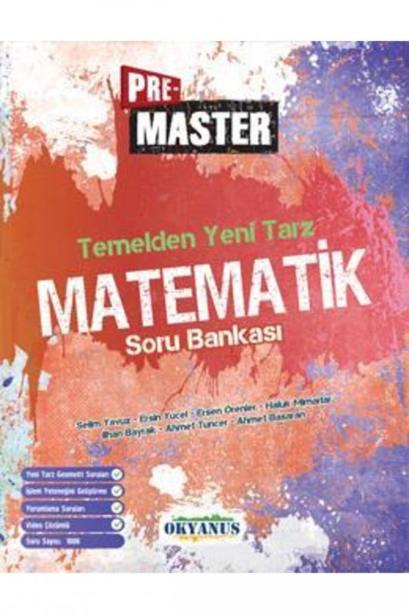OKYANUS TYT PRE MASTER MATEMATİK TEMELDEN YENİ TARZ S.B. ürün görseli 1