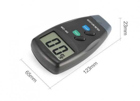 Lcd Ahşap Nem Ölçer - Resim 4