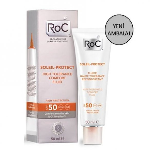 Roc Soleil Protect Güneş Kremi SPF 50 High Tolerance Hassas Cilt ürün görseli 1
