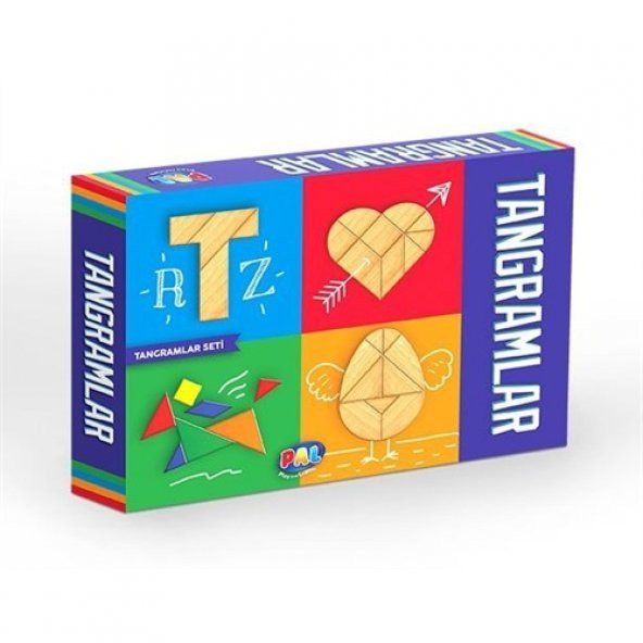 Pal Tangramlar Tangram Seti Geometrik Şekiller Seti ürün görseli 1