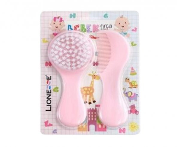 Lionesse Bebek Fırça Seti Pembe 2010 ürün görseli 1