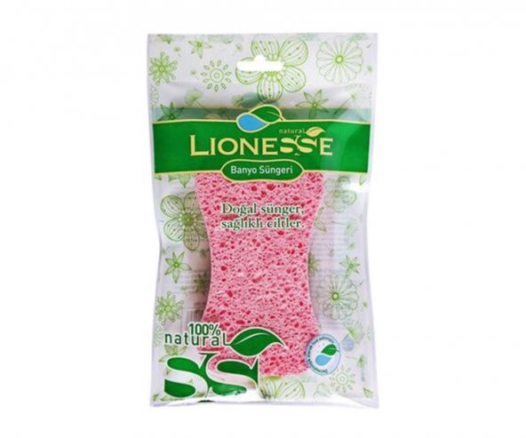 Lionesse Doğal Banyo Süngeri 2092 (Pembe) ürün görseli 1