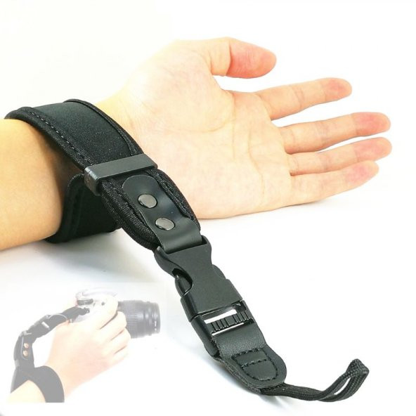 Kamera Bilek Kayışı, Neoprene Bileklik ürün görseli 1