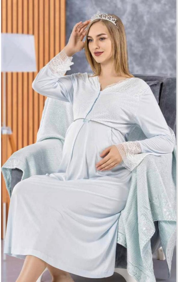 Limissi 1102 Hamile Lohusa Gecelik - Resim 3