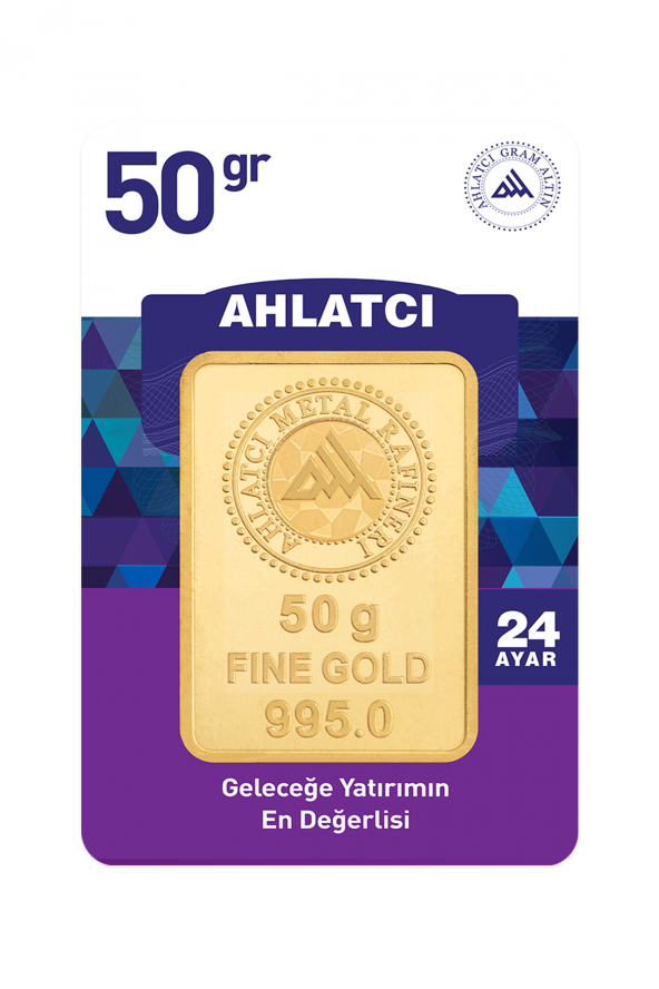 50 Gram Külçe Altın 24 Ayar ürün görseli 1