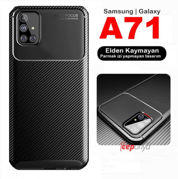 Galaxy A71 Elde Kaymayan Kamera Korumalı Ultra Koruma Kılıf ürün görseli 1