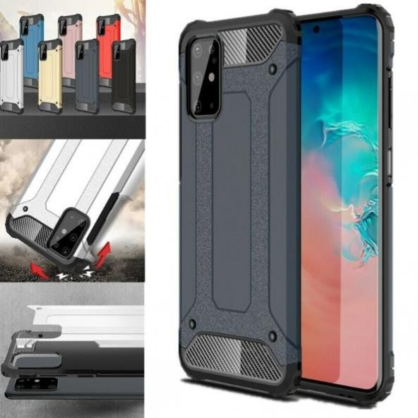 Samsung Galaxy A71 Armor Hybrid Maximum Koruma Zırh Kılıf ürün görseli 1