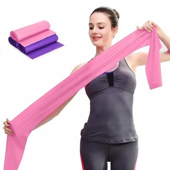 Pilates Bandı Pilates Lastiği Pilates Bandı Jimnastik Plates Lastiği ürün görseli 1