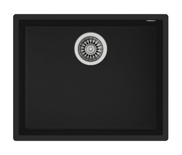 TEKA SQUARE 50X40 TEZGAH ALTI GRANİT EVYE SİYAH ürün görseli 1