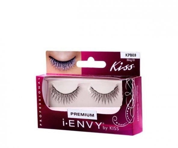 Kiss I Envy Eyelashes Doğal Komple Takma Kirpik KPB03 ürün görseli 1