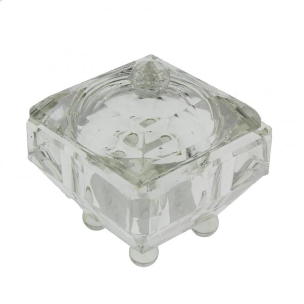 1 Adet 7x7cm Kristal Lokumluk - Resim 2