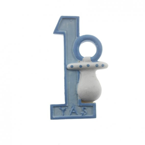 12 Adet 3x8cm Biberonlu 1 Yaş Biblo - Resim 2