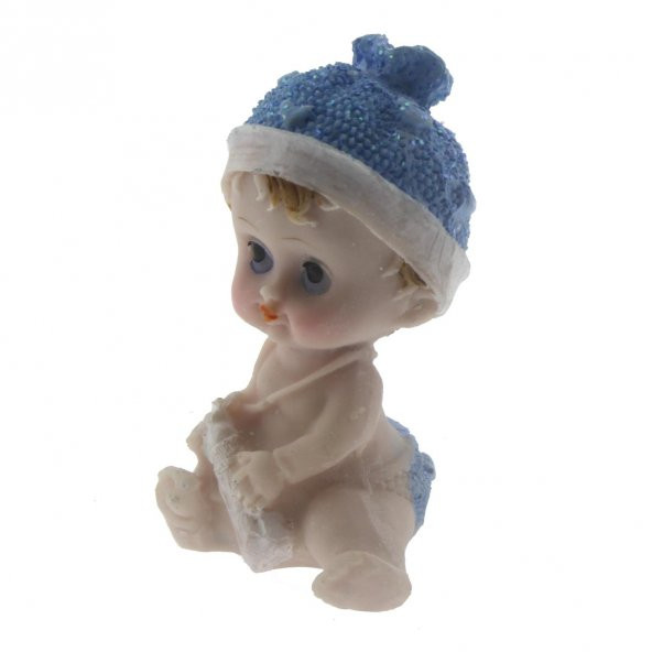 12 Adet 4x7cm Oturan Bebek Biblo - Resim 3