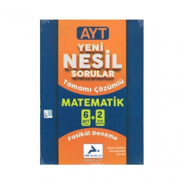 PARAF AYT MATEMATİK 6+2 ÇÖZÜMLÜ FASİKÜL DENEME ürün görseli 1