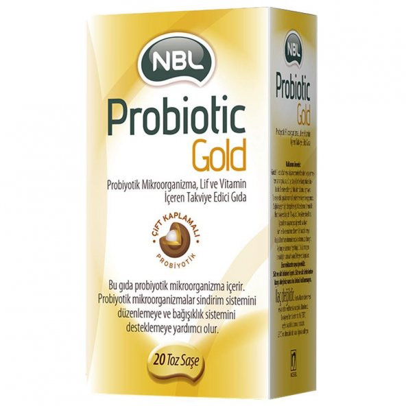 NBL Probiotic GOLD 20 Saşe ürün görseli 1
