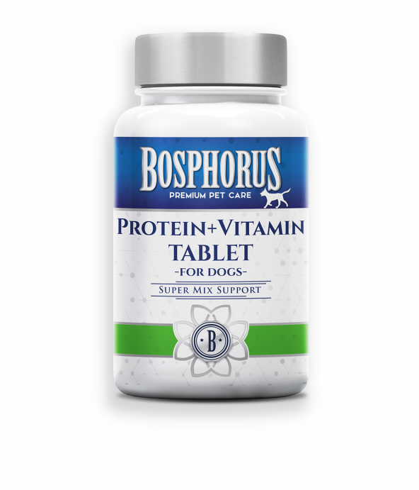 Bosphorus Köpekler İçin Protein+Vitamin Tablet 60 Adet ürün görseli 1