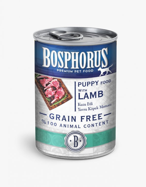 Bosphorus Tahılsız Konserve Kuzu Etli Yavru Köpek Maması 12'li (12 x 415 gr) ürün görseli 1