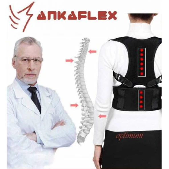 Ankaflex Dik Duruş Korsesi Bel Sırt Korse Kamburluk Önleyici Posturex Hamilelik Sonrası Korsesi ürün görseli 1